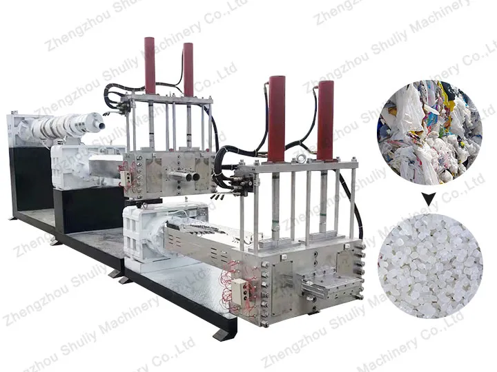 Plastic film granulator