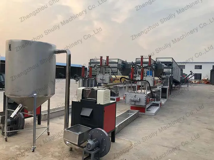 Waste PP PE flake recycling line 2 plastic recycling plant