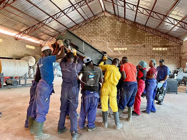 Nigerian PET bottle recycling factory installation in 2023 3 NIgerian plastic bottle recycling plant2