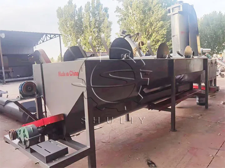 LDPE film washing drying recycling plant in Indonesia 1 plastic washing tank2