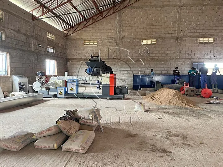 HDPE plastic recycling machine granulator installed in Nigeria 2 recycling pelletizer