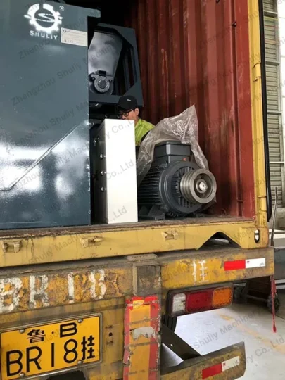 تم شحن آلات خط تكوير البلاستيك إلى إثيوبيا