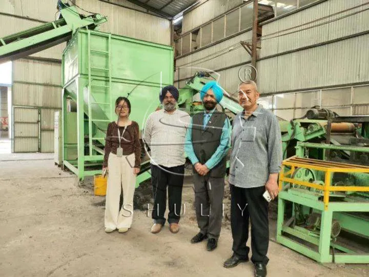 Australian clients visited shuliy plastic recycling machines