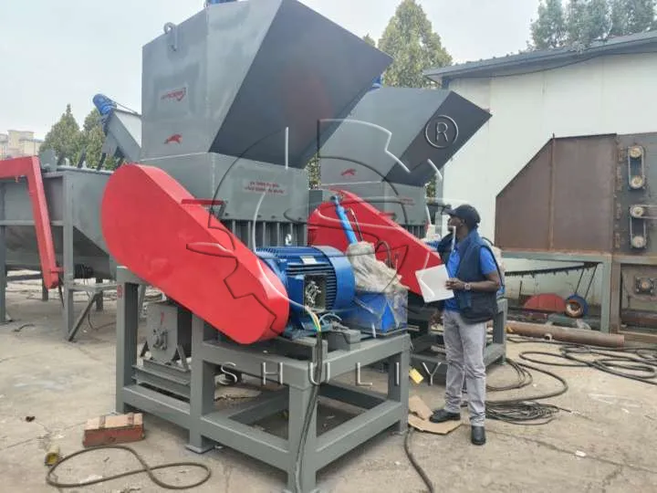 Zambian clients orded Shuliy plastic recycling machines