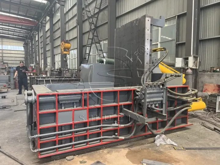Heavy-Duty Scrap Metal Baler