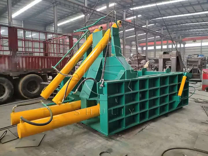 Industrial Scrap Metal Baler.